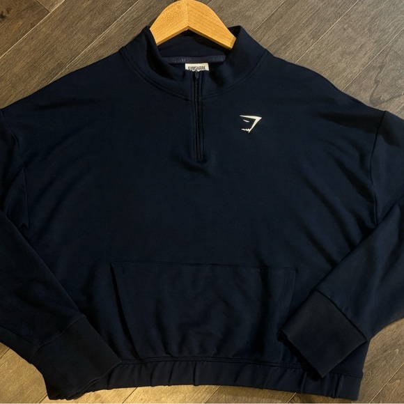 GYMSHARK Women's Pippa Training Cropped 1/4 Zip Pullover Size XL - Picture 4 of 9